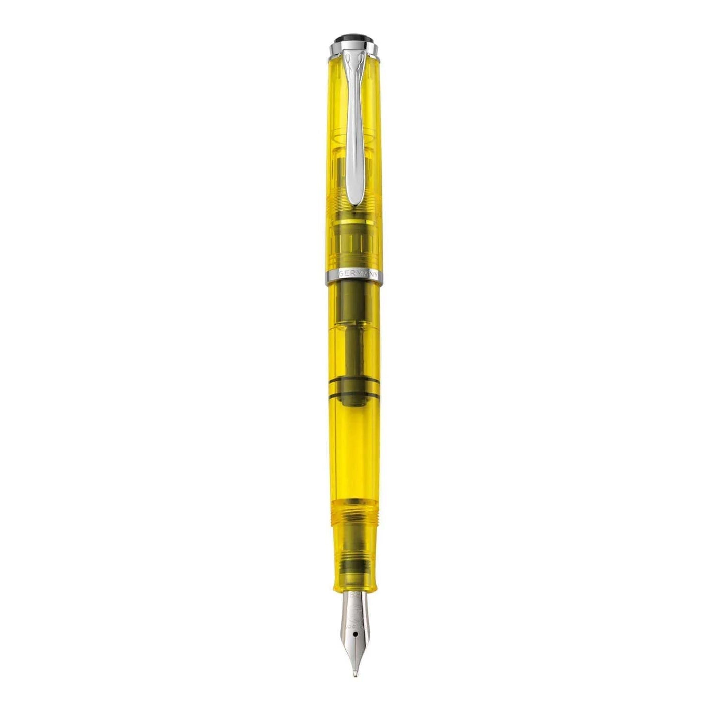 Pelikan M205 Fountain Pen Duo Highlighter Yellow (Special Edition) Steel Nib 3
