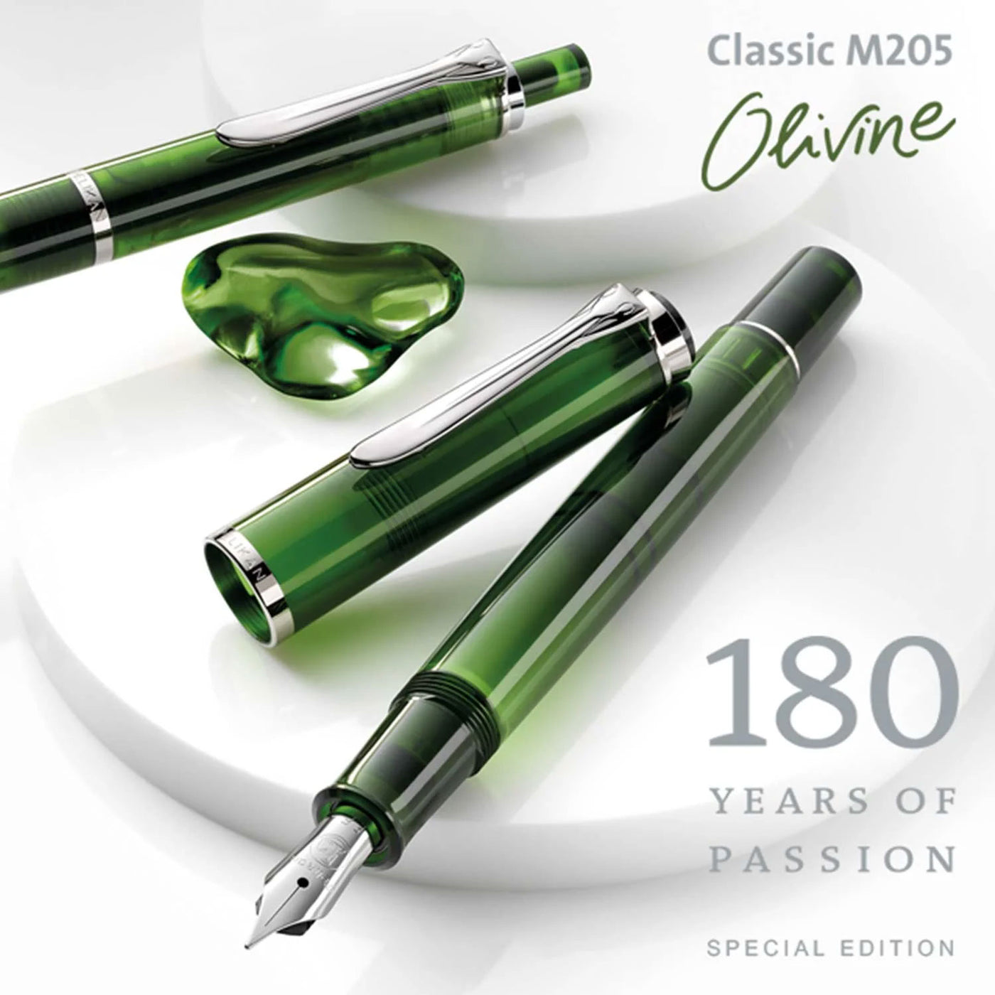 Pelikan M205 Fountain Pen Olivine Green CT (Special Edition) 5