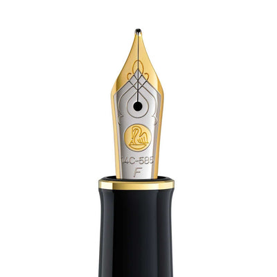 Pelikan M400 Fountain Pen Black GT 2