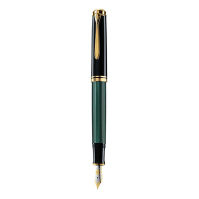Pelikan M400 Fountain Pen Black Green GT 3