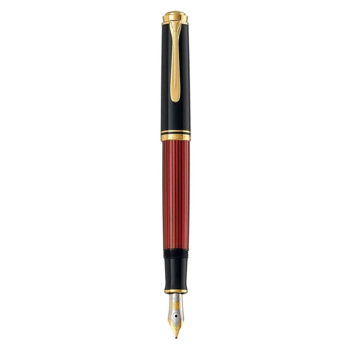 Pelikan M400 Black Red Fountain Pen | Shop Online at Makoba | Pelikan