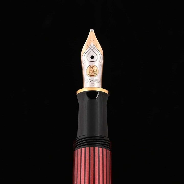Pelikan M400 Black Red Fountain Pen Shop Online at Makoba Pelikan