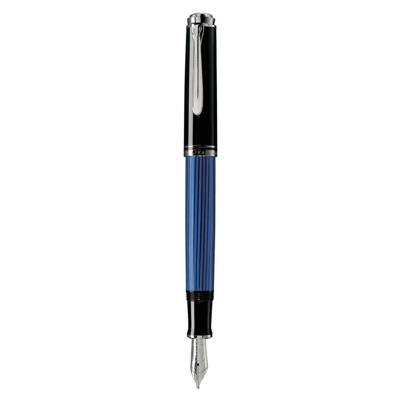 Pelikan M405 Fountain Pen Black Blue CT 2