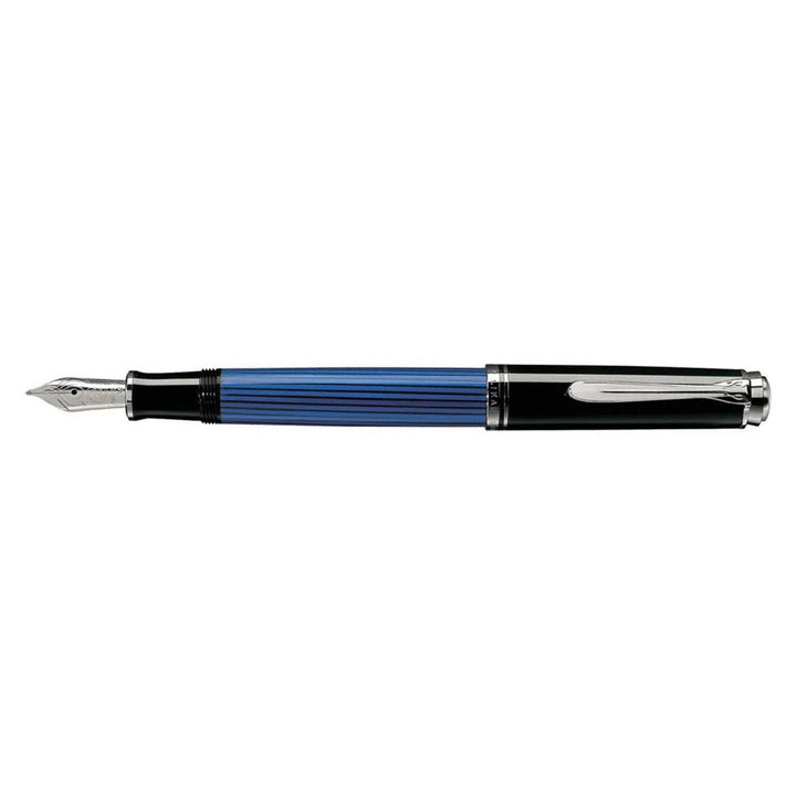 Pelikan SOUVERAN M405 DARK-BLUE 万年筆　字幅F Pelikan M405 Black Blue Fountain Pen | Shop Online at Makoba | Pelikan