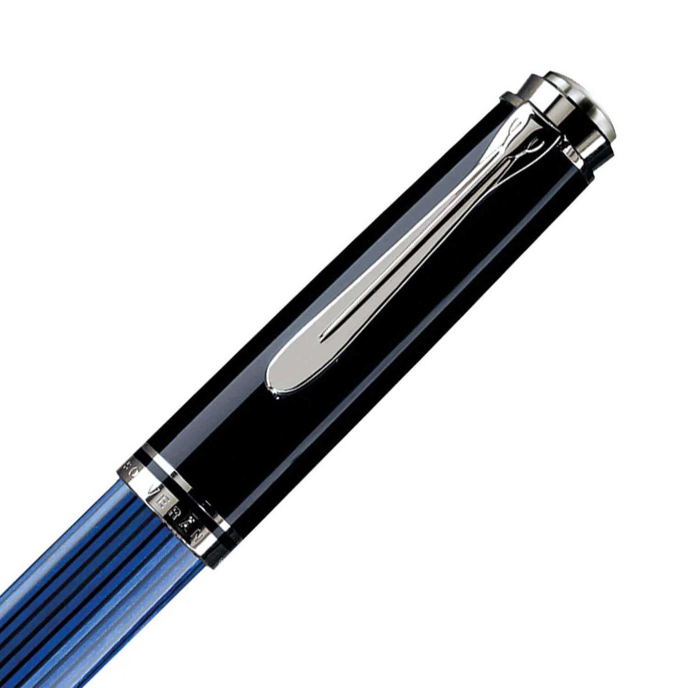Pelikan M405 Fountain Pen Black Blue CT 4