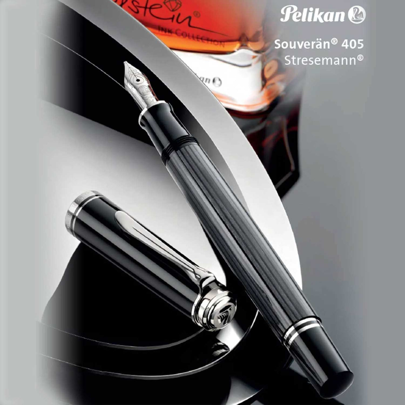 Pelikan M405 Fountain Pen Stresemann Anthracite (Special Edition) 5