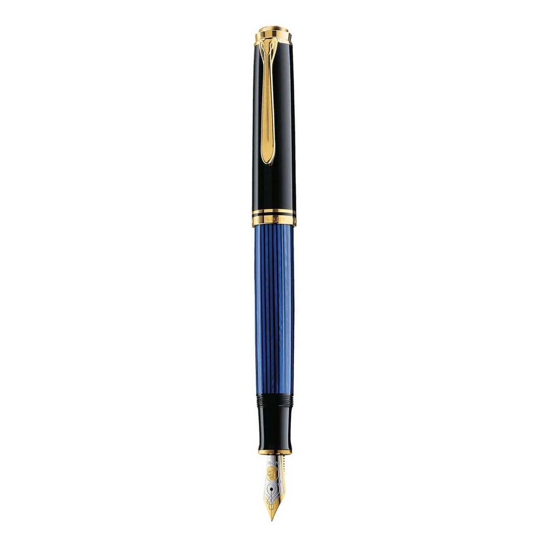 Pelikan M600 Black Blue Fountain Pen | Shop Online at Makoba | Pelikan