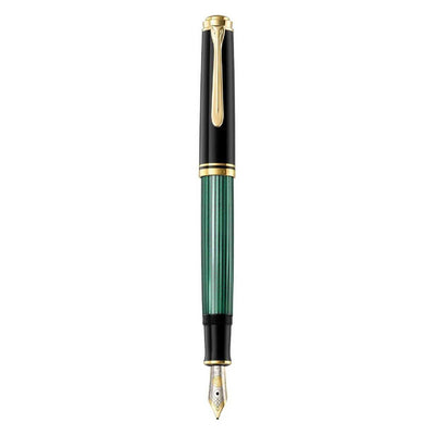 Pelikan M600 Fountain Pen Black Green GT 3