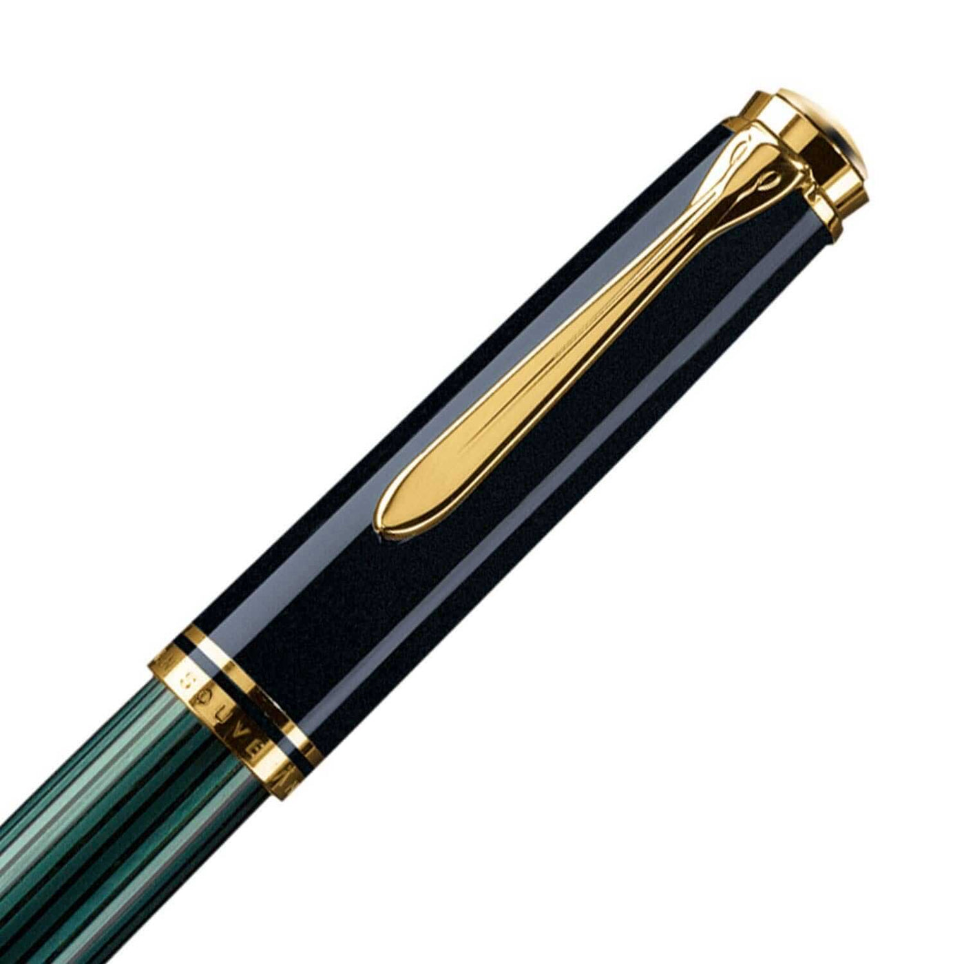 Pelikan M600 Fountain Pen Black Green GT 5