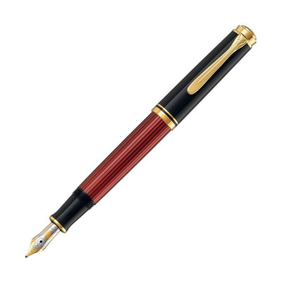 Pelikan M600 Fountain Pen Black Red GT 1