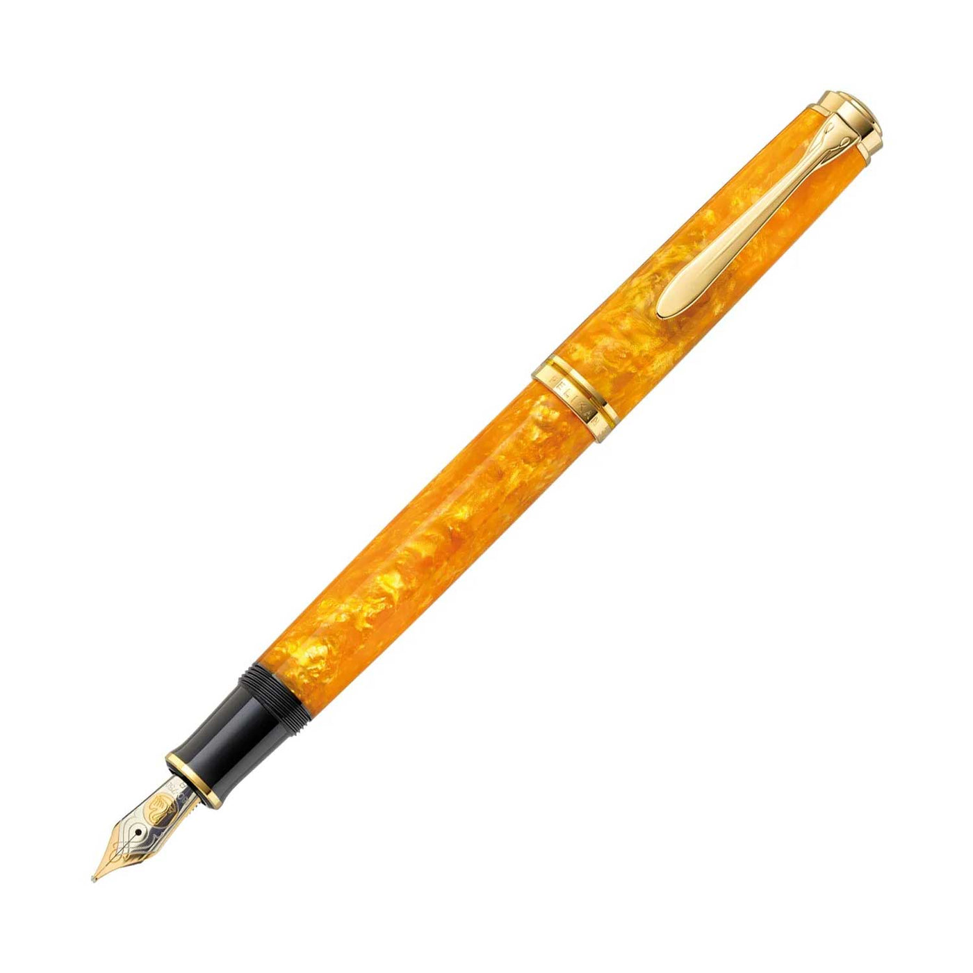 Pelikan M600 Fountain Pen Vibrant Orange GT (Special Edition) 1