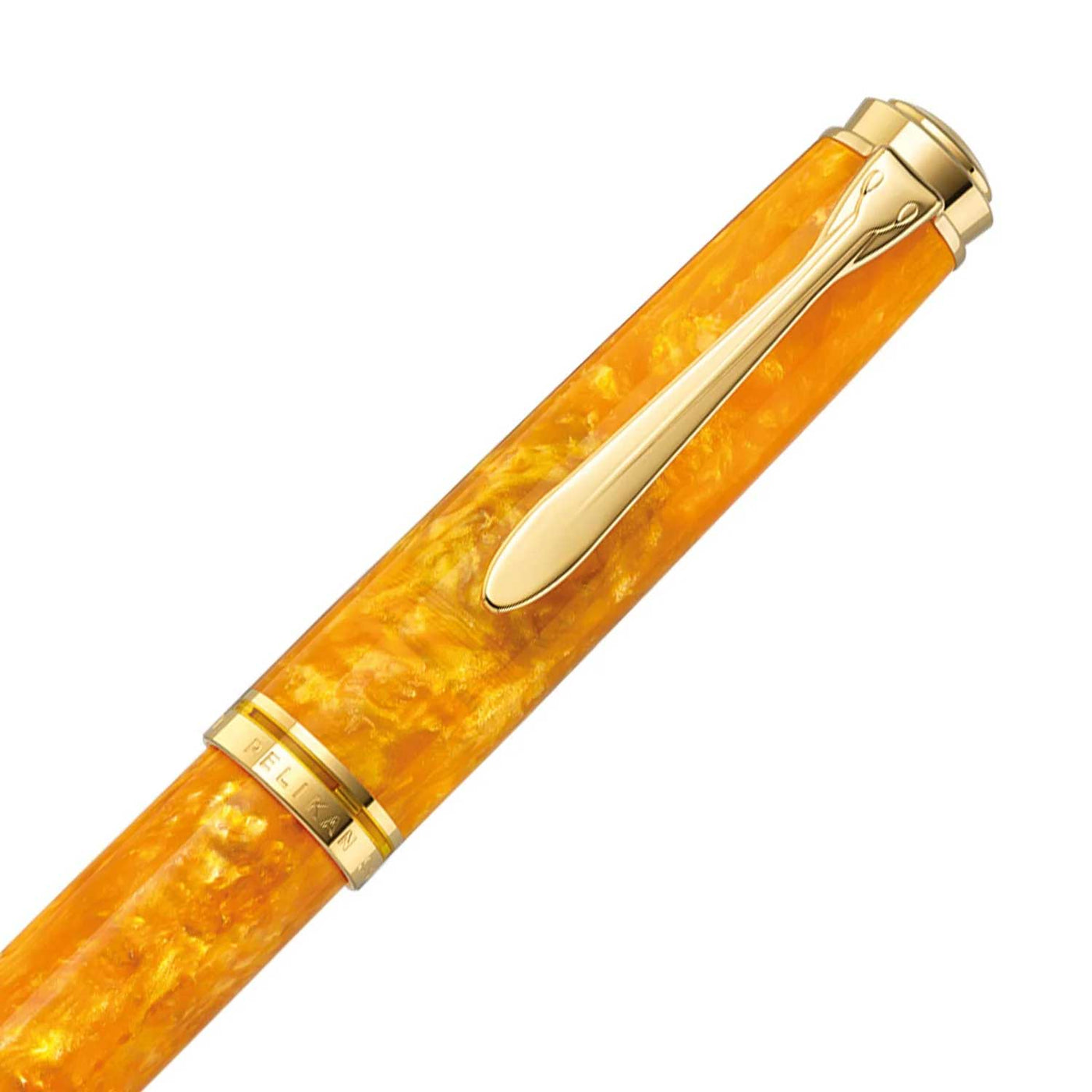 Pelikan M600 Fountain Pen Vibrant Orange GT (Special Edition) 3
