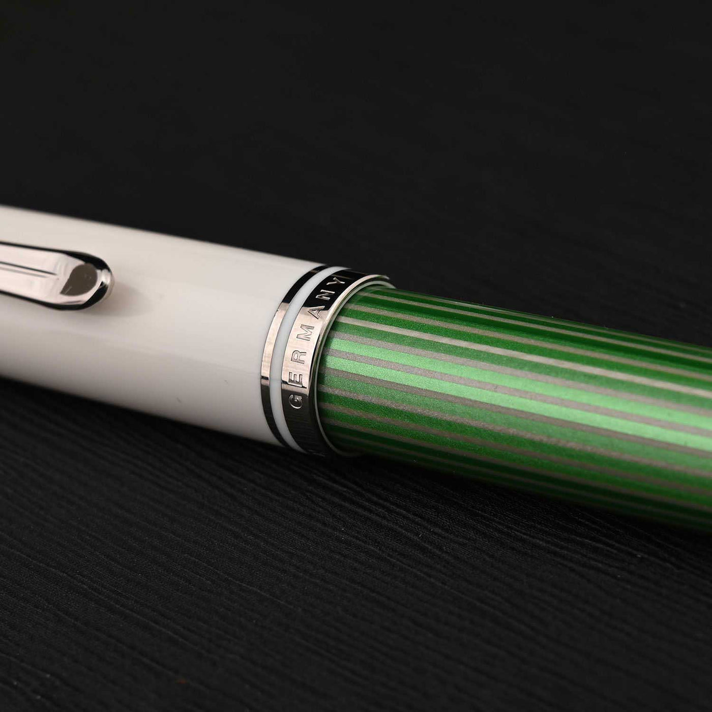 Pelikan M605 Fountain Pen - Green White CT (Special Edition) 6