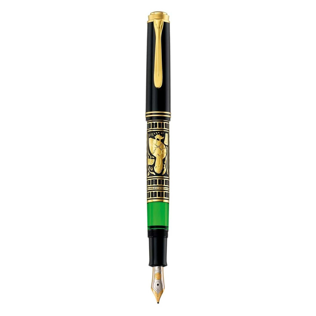 Pelikan Toledo M710 F 万年筆 黒・銀色 付属品完備（Pelikan M700 