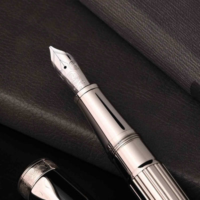 Pelikan Majesty M7005 Fountain Pen Black Silver (Special Edition) 2