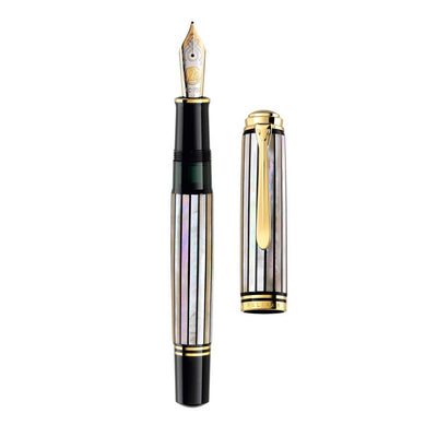 Pelikan Souveran M1000 Limited Edition Fountain Pen Raden White Rays 18K Gold Nib 4