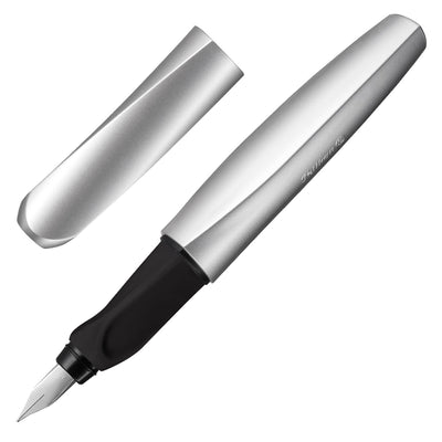 Pelikan Twist Classy Neutrals Fountain Pen Silver 1