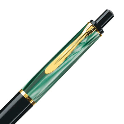 Pelikan Classic K200 Ball Pen - Green Marbled GT