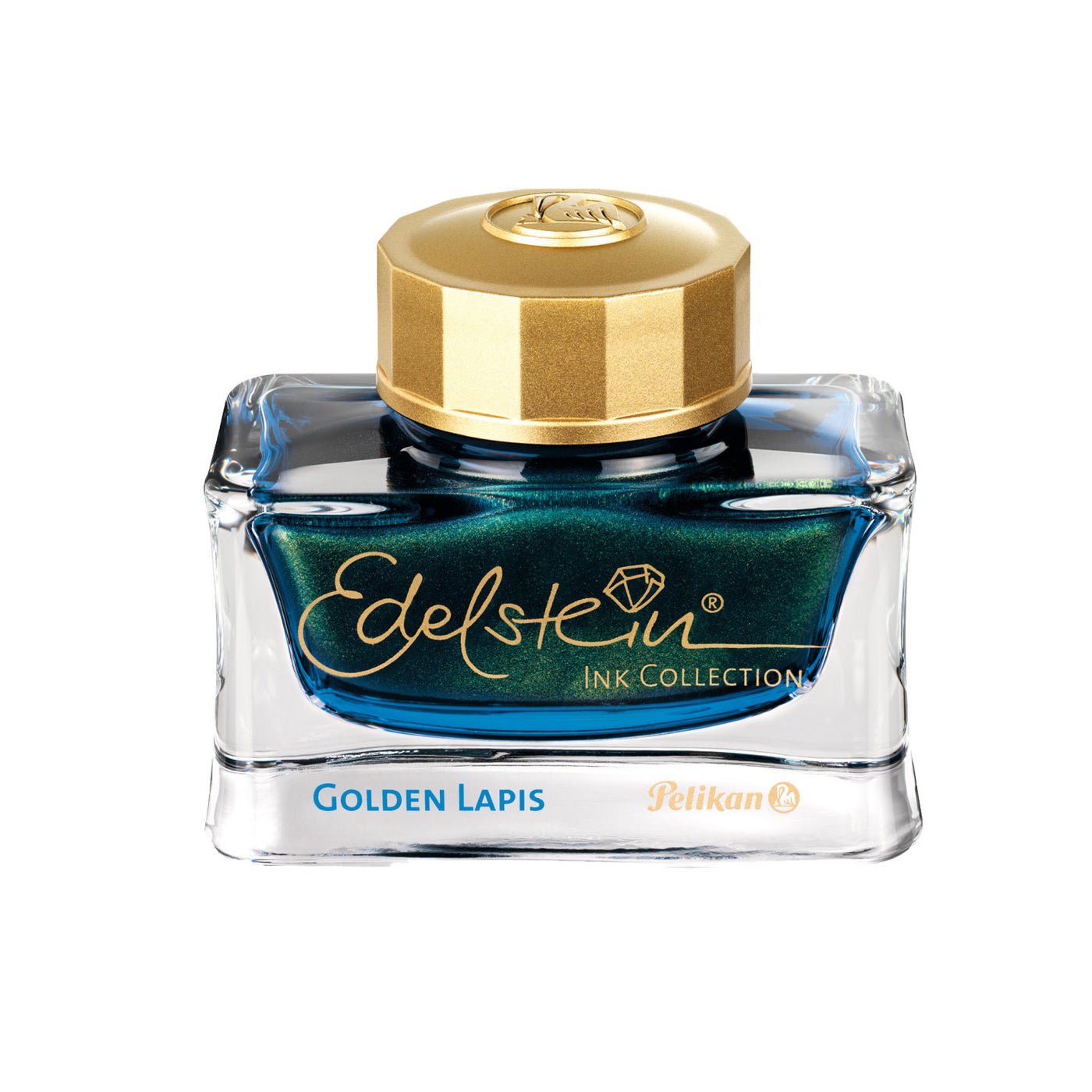 Pelikan Edelstein Golden Lapis Ink Bottle, Blue - 50ml 1