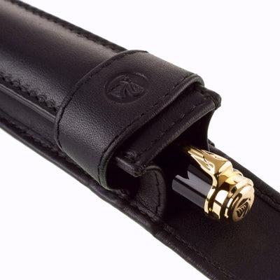 Pelikan Leather 1 Pen Holder - Black