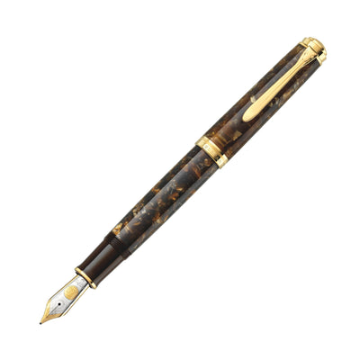 Pelikan M1000 Fountain Pen - Renaissance Brown GT (Special Edition) 1