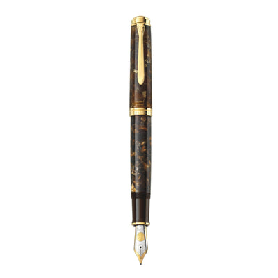 Pelikan M1000 Fountain Pen - Renaissance Brown GT (Special Edition) 2