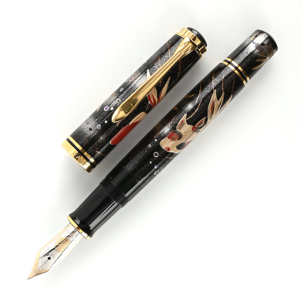 【極美品】新品未使用 Pelikan 万年筆 m1000  18C 750F Pelikan M1000 Fountain Pen – Black – The Nibsmith