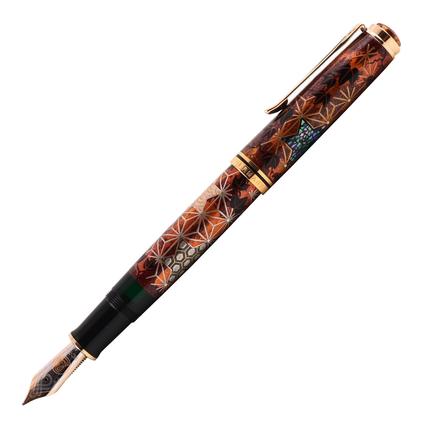 Pelikan M1000 Maki-e Fountain Pen - Ivy and Komon (Limited Edition)