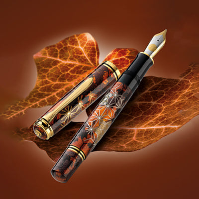 Pelikan M1000 Maki-e Fountain Pen - Ivy and Komon (Limited Edition) 5