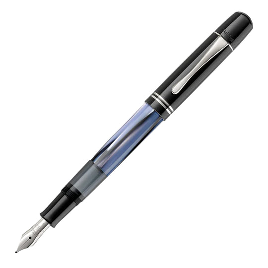 Pelikan M101N Fountain Pen with Ink Bottle - Grey Blue CT (Special Edition)