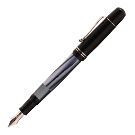 Pelikan M101N Fountain Pen with Ink Bottle - Grey Blue CT (Special Edition)