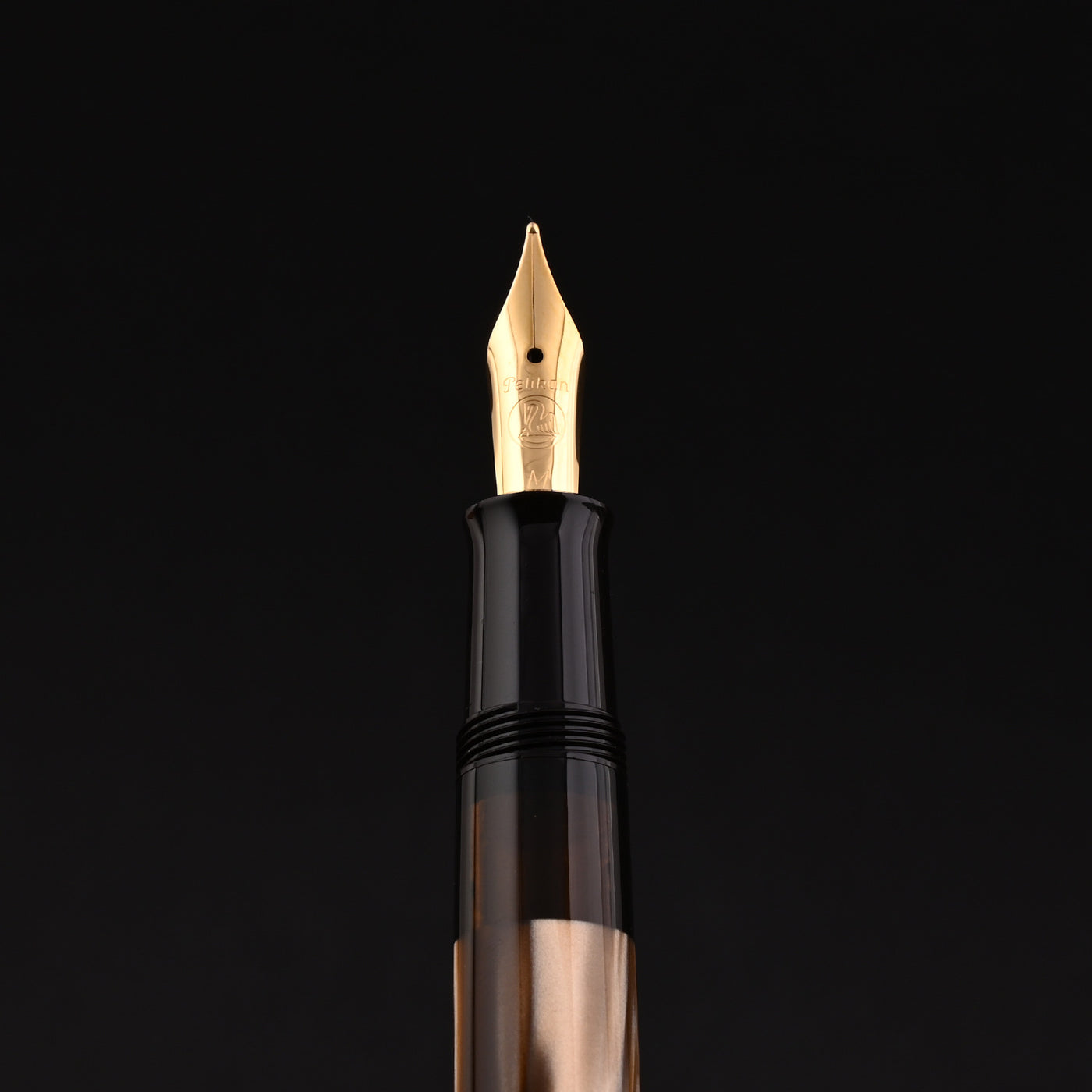 Pelikan M200 Fountain Pen - Brown Marbled GT 11