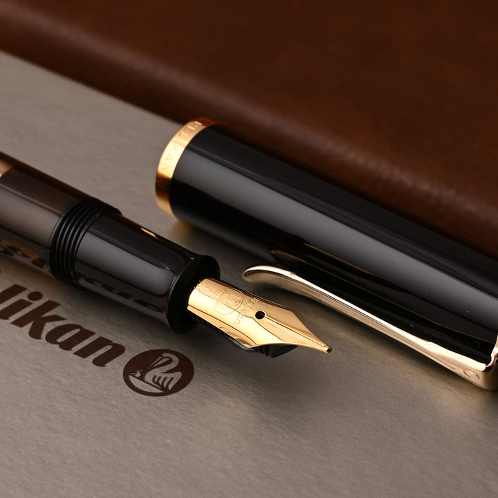 pelikan／ペリカンm200 marble brown Fニブ Pelikan-Classic-M200