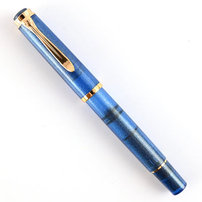 Pelikan M200 Fountain Pen - Golden Lapis GT (Special Edition) 5