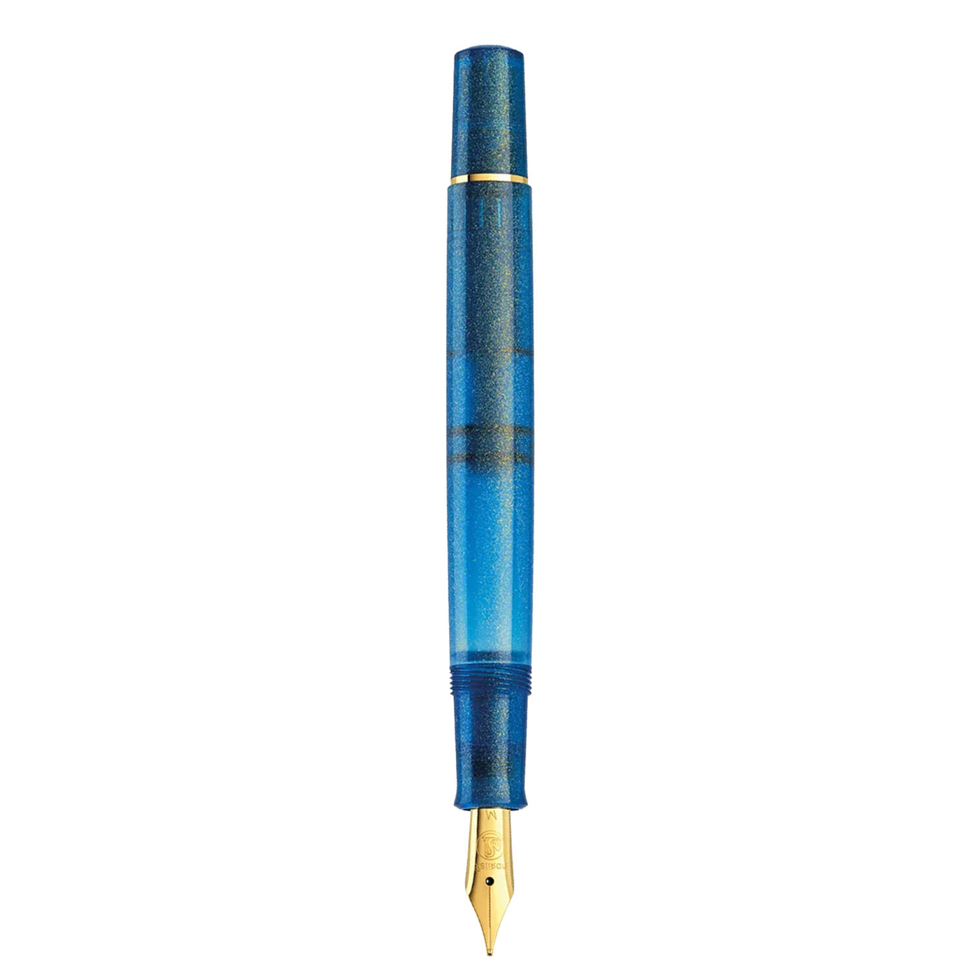 Pelikan M200 Fountain Pen - Golden Lapis GT (Special Edition) 6