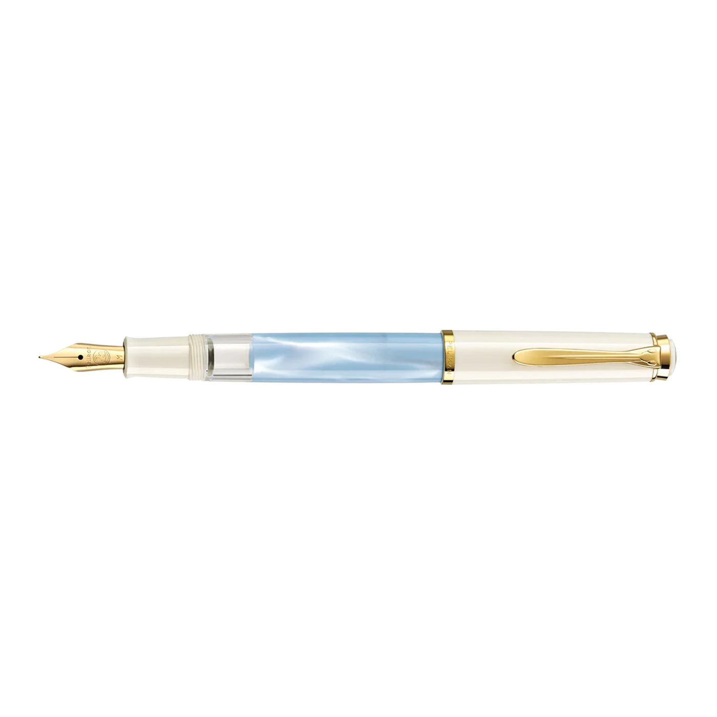Pelikan M200 Fountain Pen Pastel Blue GT (Special Edition) 3