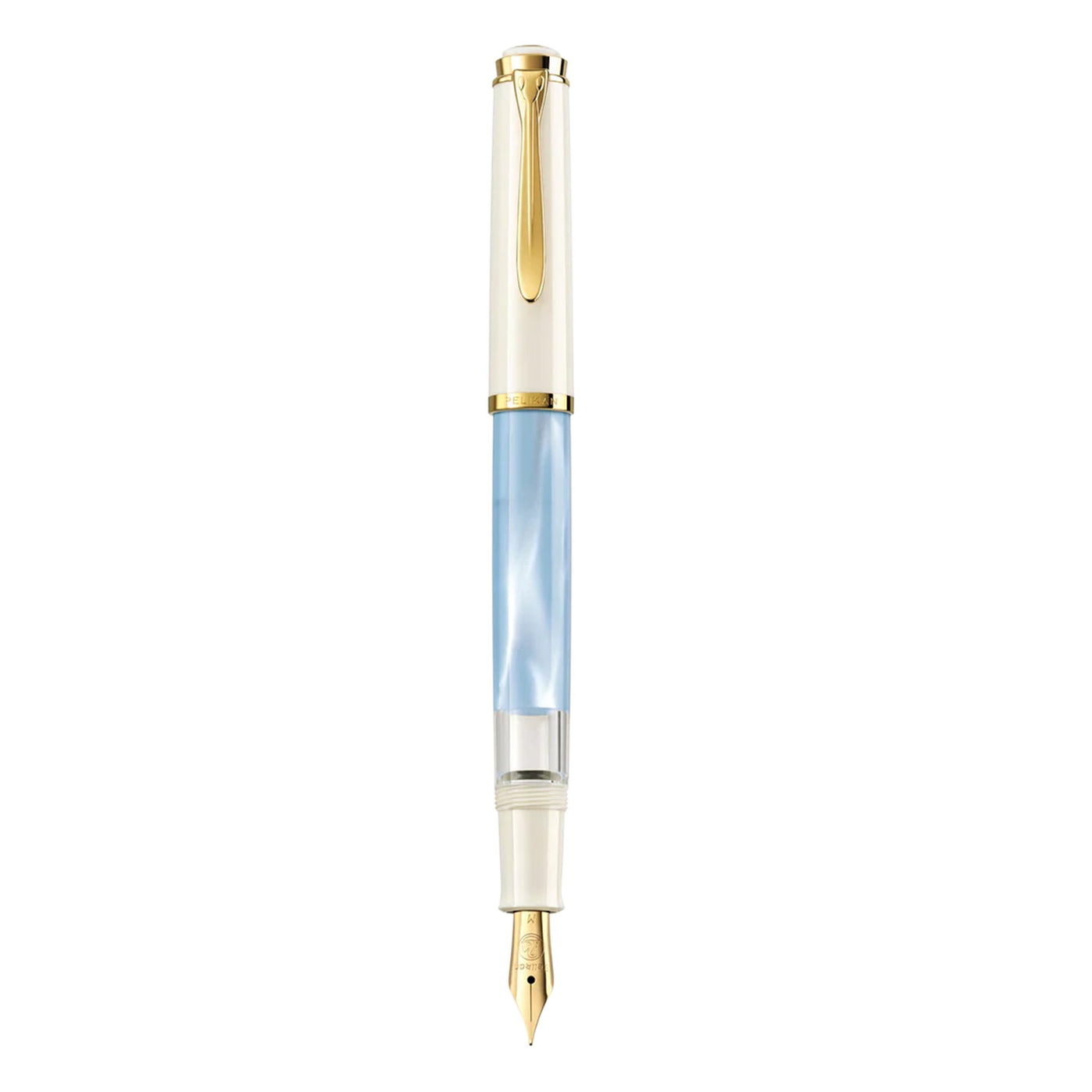 Pelikan M200 Fountain Pen Pastel Blue GT (Special Edition) 2