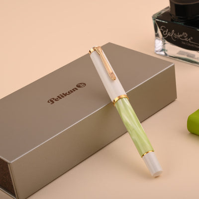 Pelikan M200 Fountain Pen - Pastel Green GT (Special Edition) 13