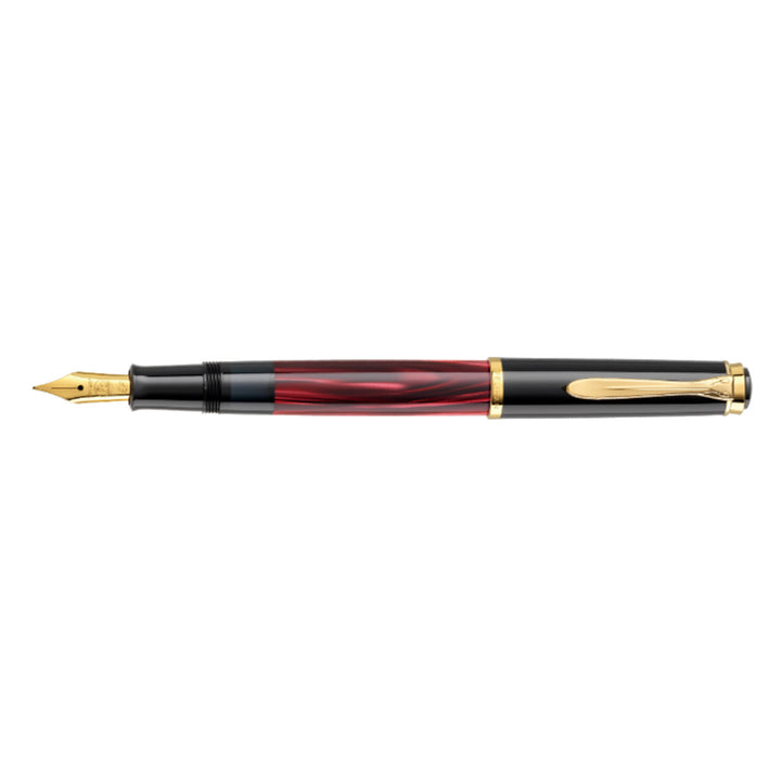 Buy Pelikan Red Marbled Fountain Pen | Pelikan M200 Fountain Pens