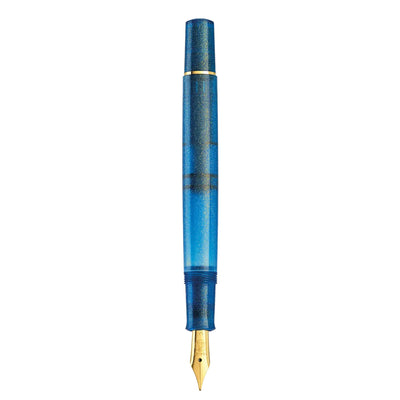 Pelikan M200 Fountain Pen with Ink - Golden Lapis GT (Special Edition) 7