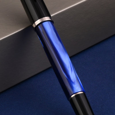 Pelikan M205 Fountain Pen - Blue Marbled CT 12