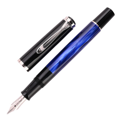 Pelikan M205 Fountain Pen - Blue Marbled CT 1