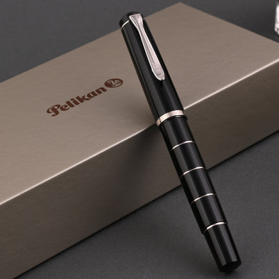 Pelikan M215 Fountain Pen - Black Rings CT 13