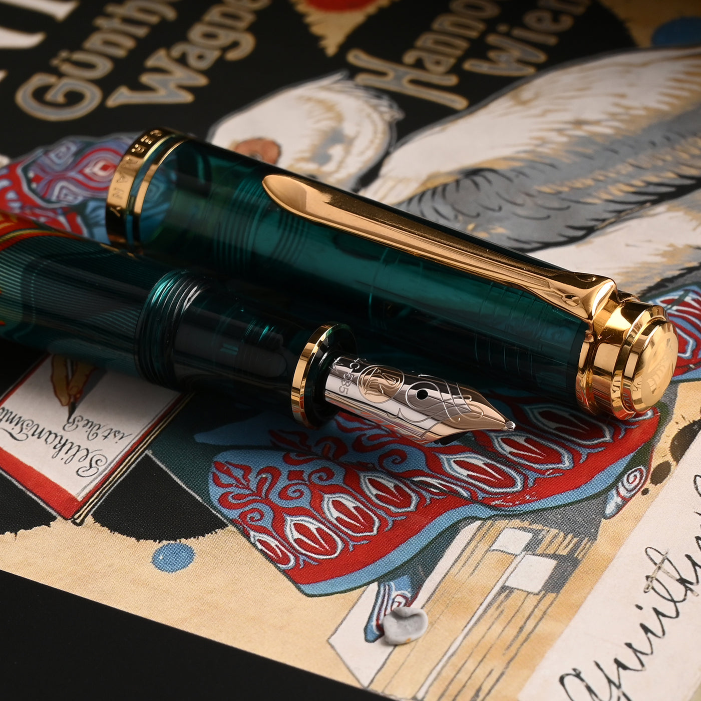 Pelikan M600 Art Collection Fountain Pen - Rudi Rother (Special Edition) 11