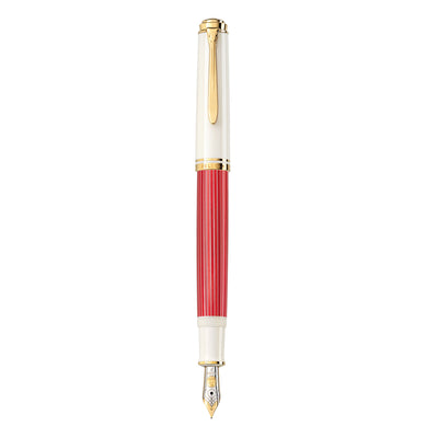 Pelikan M600 Fountain Pen - Red White GT (Special Edition) 3