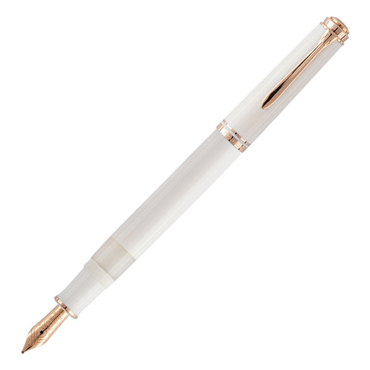 Pelikan M600 Fountain Pen - White & Rosegold (Special Edition)