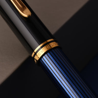 Pelikan M800 Fountain Pen - Black Blue GT 20