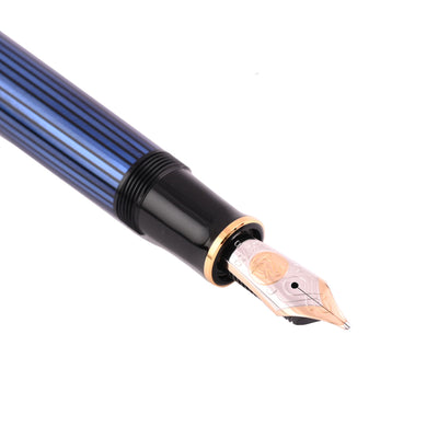 Pelikan M800 Fountain Pen - Black Blue GT 2