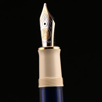 Pelikan M800 Fountain Pen - Cream Blue GT (Special Edition) 11