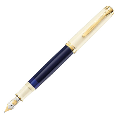 Pelikan M800 Fountain Pen - Cream Blue GT (Special Edition) 2